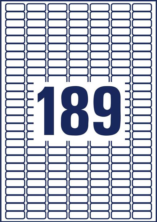 Actual product image Avery Universal labels