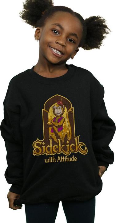 Produktbild Disney Mädchen Aladdin Film Abu Sidekick mit Attitude Sweatshirt (140, 146)