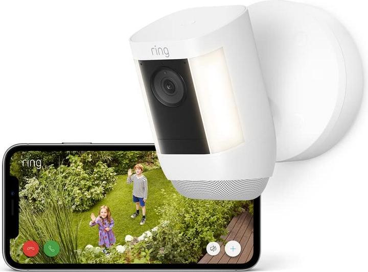 Immagine prodotto Ring Spotlight Cam Pro, con cavo - Bianco (1920 x 1080 Pixels)