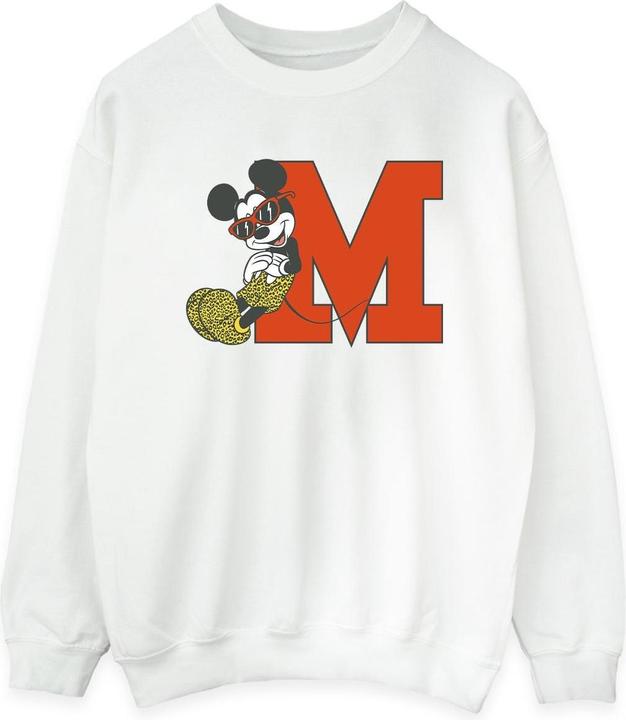 Actual product image Disney Womens/Ladies Mickey Mouse Leopard Trousers Sweatshirt (S)