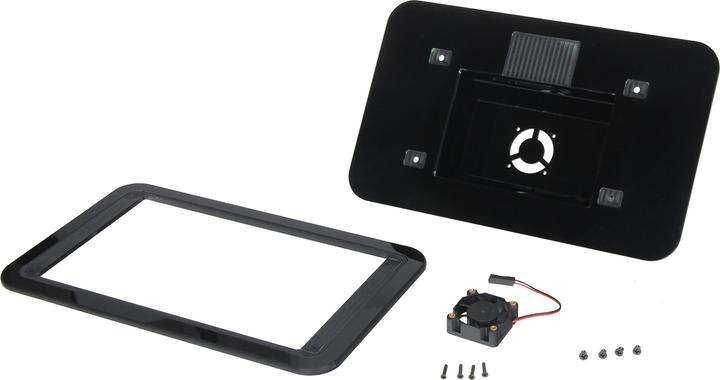 Actual product image Joy-it Raspberry Pi 4B case for 17,80cm (7") touchscreen display