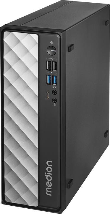 Produktbild Medion AKOYA T80 Intel® Core™ i5 i5-12450H DDR4-SDRAM SSD Windows 11 Home Mini PC Black (Intel Core i5-12450H, 16 GB, 512 GB)