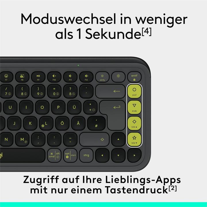 Actual product image Logitech Pop Icon Keys (DE, Wireless)