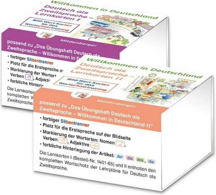 Willkommen in Deutschland – Lernkarten Deutsch als Zweitsprache I und II (Deutsch, Tina Kresse, Susanne McCafferty, 2017)