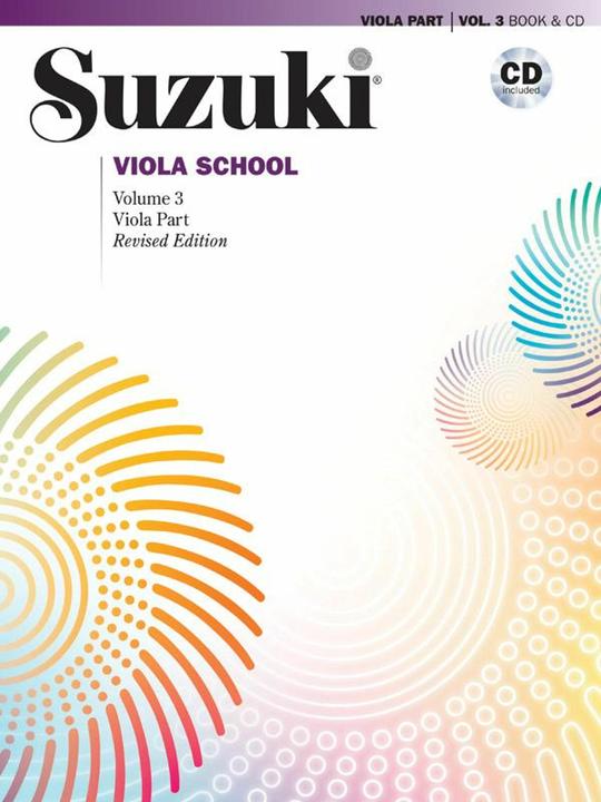 Produktbild Suzuki Viola School, Vol 3: Viola Part, Book & CD (Englisch, Shinichi, Suzuki, 2015)