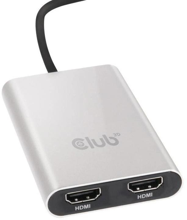 Actual product image Club 3D Thunderbolt 3 on Dual HDMI 2.0 (HDMI, 20 cm)