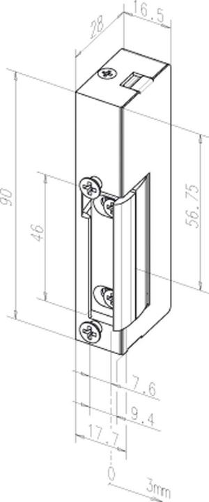 Image du produit effeff Ouverture de la porte (Porte de l'objet, Porte-fenêtre, Intérieur)