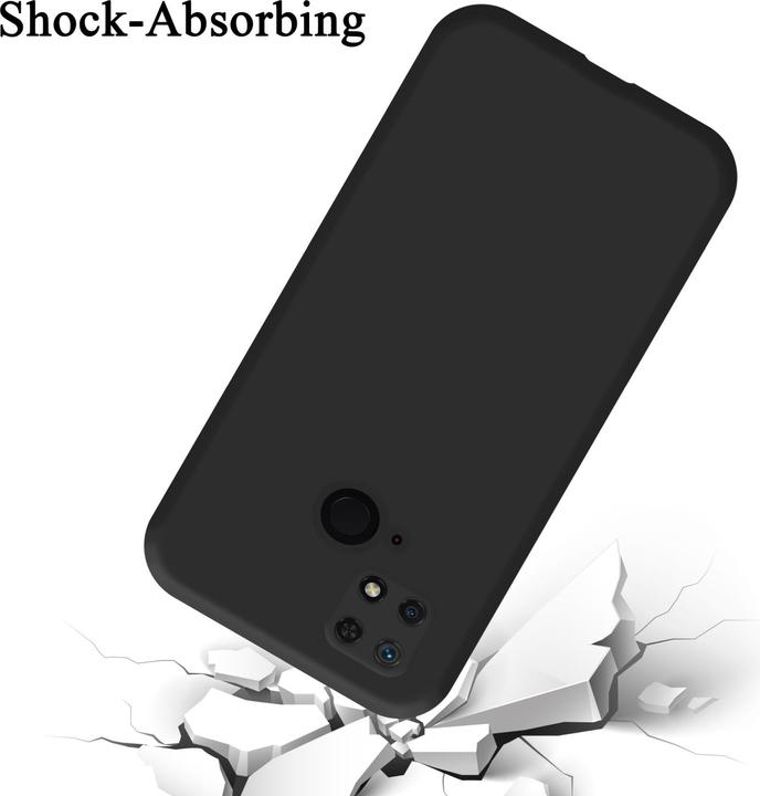 Productafbeelding Cadorabo TPU Liquid Silicone Hoesje Cover voor Xiaomi RedMi 10C / POCO C40 (Xiaomi Redmi 10C, Xiaomi Poco C40)
