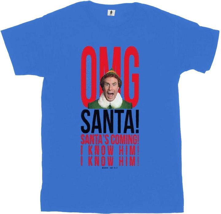 Elf OMG Santa I Know Him TShirt (S)