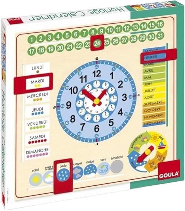 Actual product image Goula Calendar clock large (French)