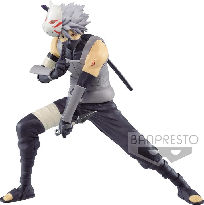 Actual product image Banpresto Naruto Shippuden Vibration Stars Hatake Kakashi II 18cm