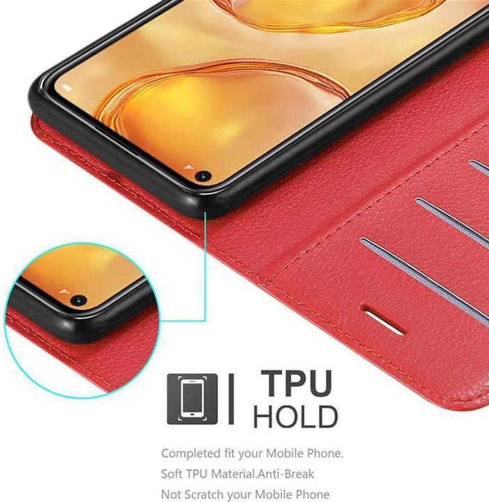 Actual product image Cadorabo Book with stand function cover (Huawei Nova 7i, Huawei P40 Lite)