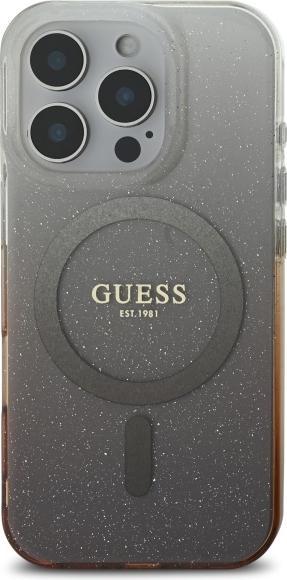 Actual product image Guess GUHMP16XHGRCELW iPhone 16 Pro Max 6.1" brązowy/brown hardcase IML Glitter Gradient MagSafe (Apple iPhone 16 Pro Max)