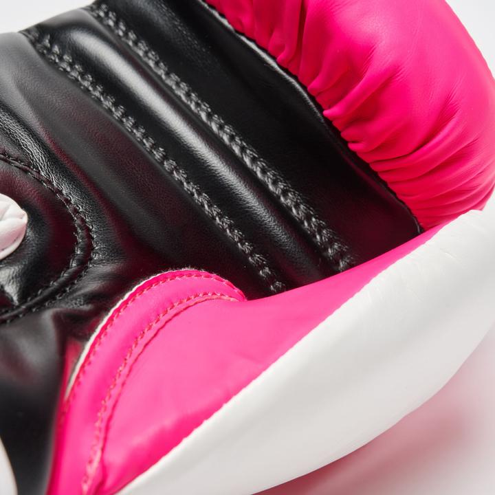 Actual product image Leone Logo Wacs Boxing Gloves Pink GN333 (10 OZ)