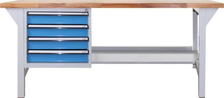Actual product image ADB Workbench Workbench PROFI 4 drawers 1500mm (150 cm, 75 cm)