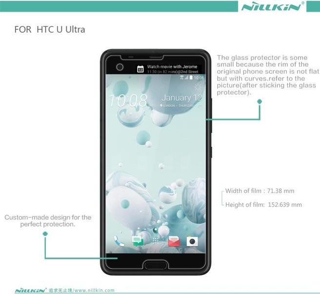 Actual product image Nillkin Matte Series (1 Piece, HTC U Ultra)