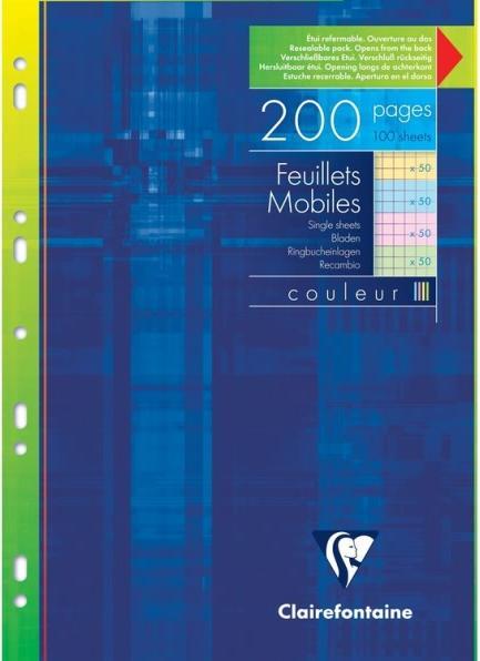 Clairefontaine CLF Ringbucheinlagen A4 5mm