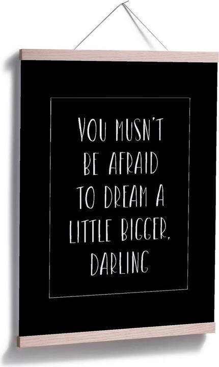 Actual product image Trenddeko You musn't be afraid (100 x 120 cm)