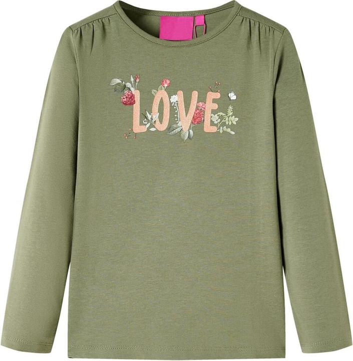 Immagine prodotto VidaXL Camicia da bambino a maniche lunghe kaki 140,Materiale: 95 % cotone. 5 (140)