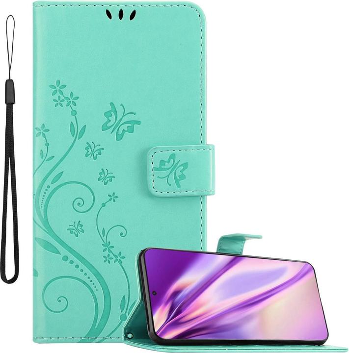 Actual product image Cadorabo Flower Book cover (Samsung Galaxy S21 Ultra)