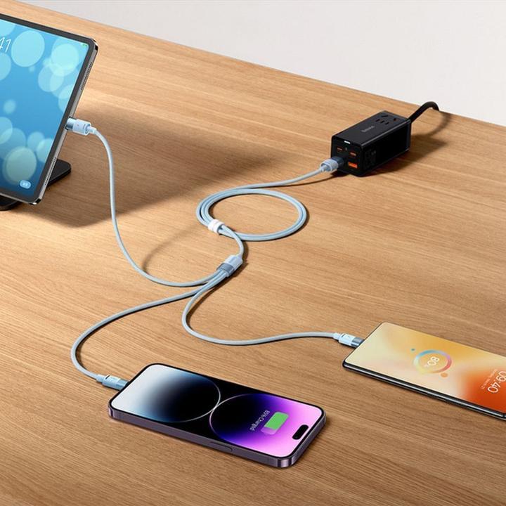 Actual product image Baseus 3in1 charging cable (1.20 m, USB 3.2 Gen 1)