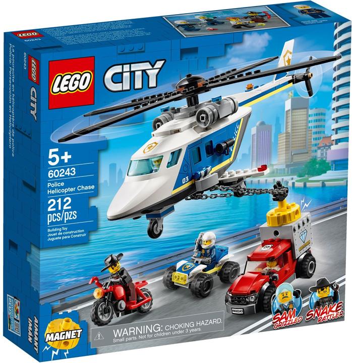 Produktbild LEGO Verfolgungsjagd mit dem Polizeihubschrauber (60243, LEGO City)