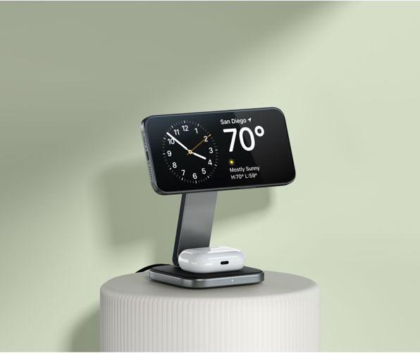 Produktbild Satechi 2-in-1 Foldable Charging Stand (15 W)