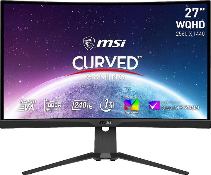 Actual product image MSI MPG 275CQRXFDE (2560 x 1440 pixels, 27")