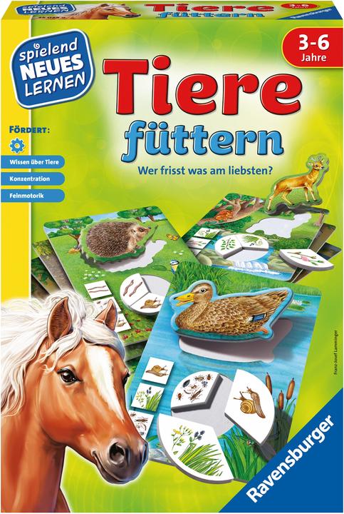 Immagine prodotto Ravensburger Apprendimento del gioco di alimentazione degli animali (Tedesco)