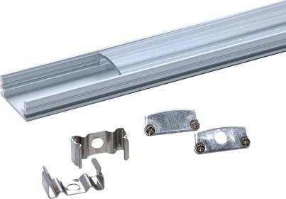 Image du produit Lumina Swiss LED Standard Profil Set transparent 190cm (1x50cm + 1x60cm + 1x80cm) (190 cm)