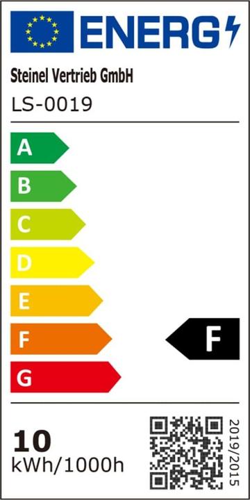 Label énergétique Steinel Lampe à détecteur LED Cubo L 840 (339 lm)