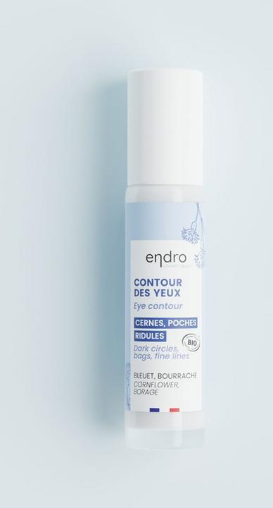 Actual product image Endro Cosmétiques eye contour natural anti-ageing jar 10 ml (Roll-on, 10 ml, Day + Night)