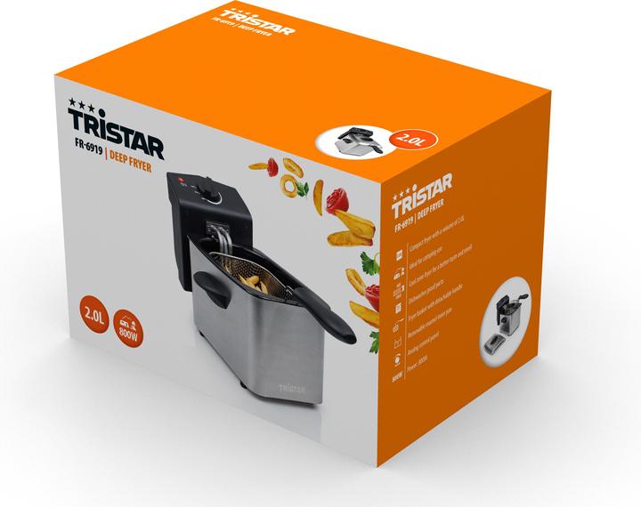 Actual product image Tristar Stainless steel deep fryer