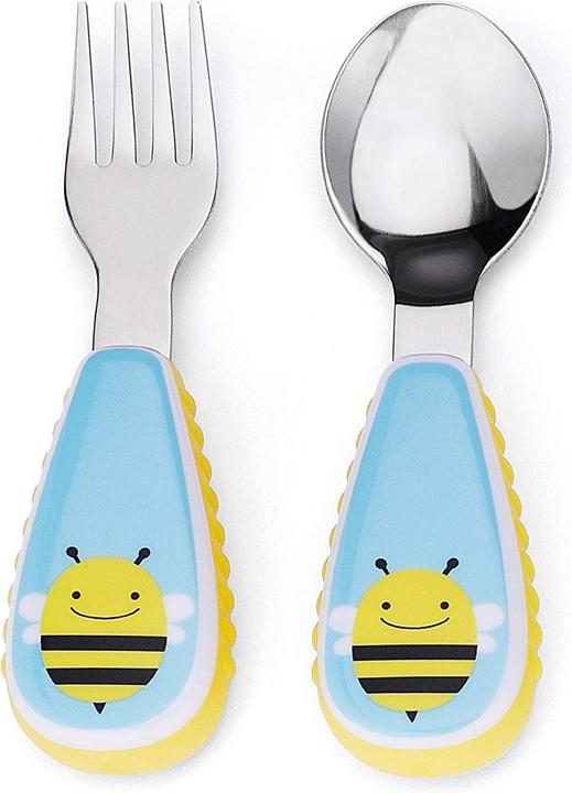 Skiphop Zoo Fork & Spoon Bee
