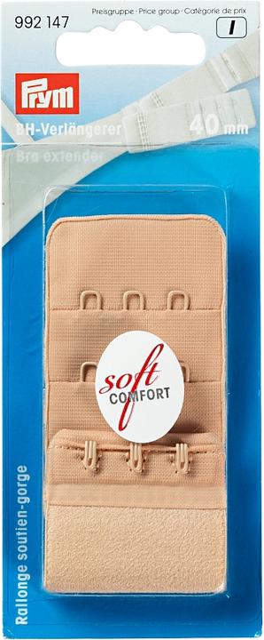 Immagine prodotto Prym Estensore per reggiseno con gancio, pelle 40 mm, 3 x 3 ganci, carta