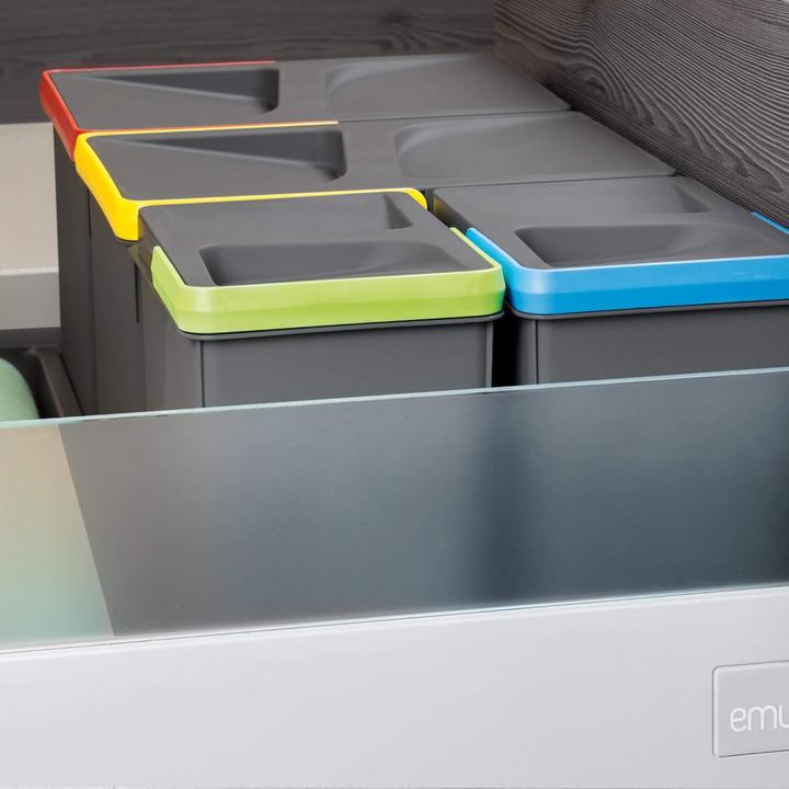 Image du produit Emuca Recycle-Behälter für Küchenschublade (29 l)