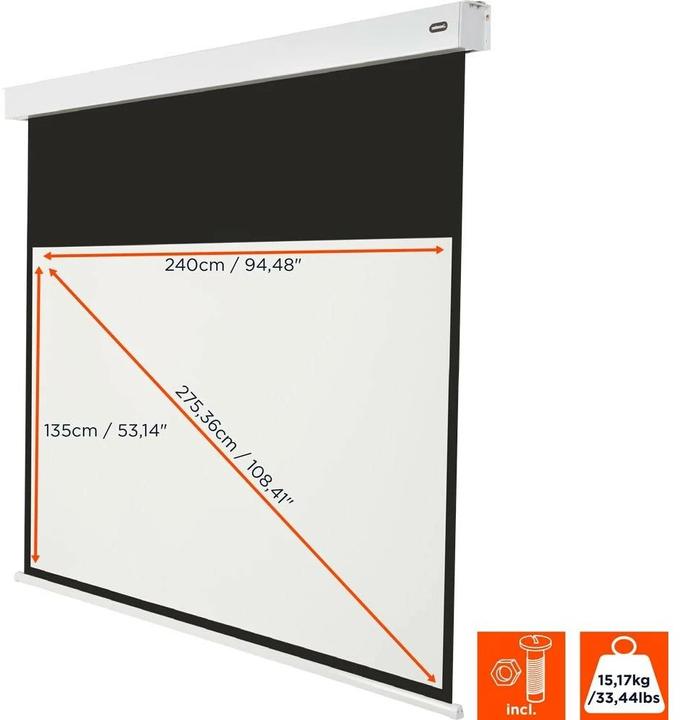 Image du produit Celexon Écran moteur Batterie V2.0 Motor Pro Plus 240x135 cm 16:9 (43", 16:9)