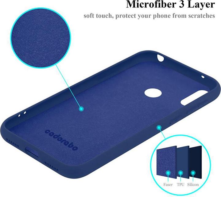 Immagine prodotto Cadorabo Copertura della cassa del silicone liquido TPU (Huawei Y7 Prime (2019), Huawei Y7 (2019))