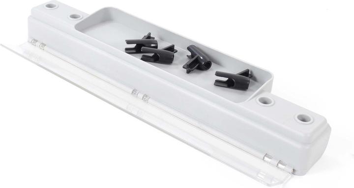 Actual product image Wiltec Paint Station for Airbrush Suction Unit, Rack for Paints, 4 Holders for Airbrush Guns, Attachment fo