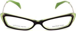 Immagine prodotto Alexander McQueen AMQ-4163-R2I Montatura per occhiali verde oro viola