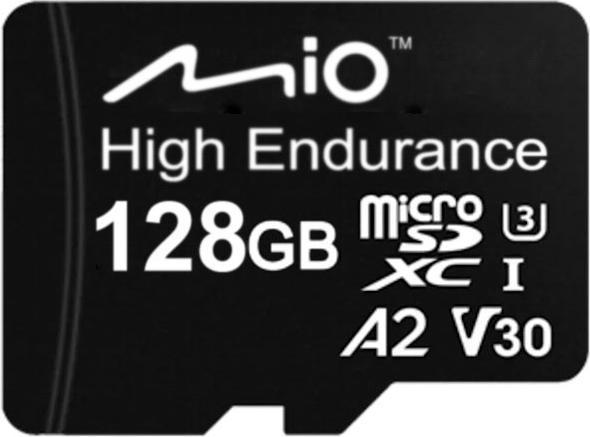 Actual product image Mio High endurance | 128 GB | MicroSD | Flash memory class UHS-I (128 GB, microSD, UHS-I)