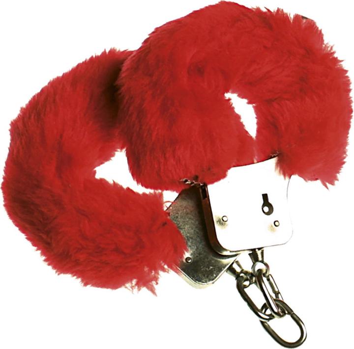 Image du produit Widmann Menottes fourrure rouges