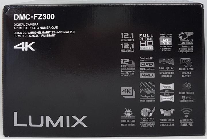 Produktbild Panasonic Lumix FZ300 (25 - 600 mm, 12.10 Mpx, 1/2,3'')