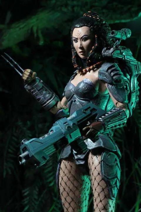 Actual product image Bandai NECA Predator Series 18 Machiko Noguchi Action Figure (Ultimate Body)