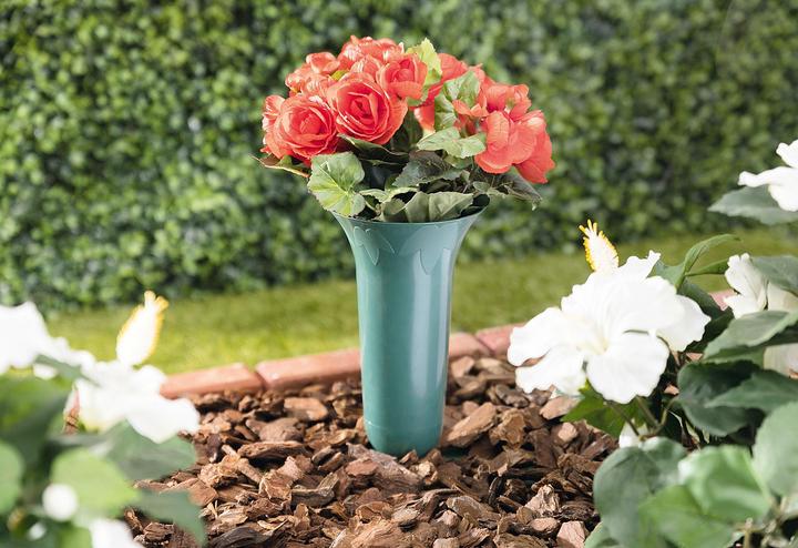 Produktbild Axentia Grabvase PP ca.37cm grün (1 x, 1.10 l)