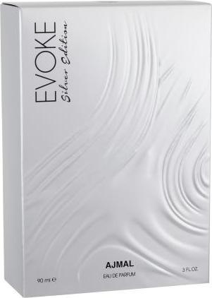 Actual product image Ajmal Evoke Silver Edition by Eau de Parfum Spray 90 ml (Eau de parfum, 90 ml)
