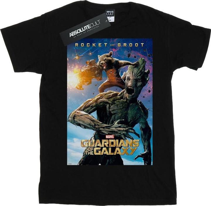 Image du produit - T-shirt GUARDIANS OF THE GALAXY ROCKET AND GROOT POSTER - Homme (3XL)