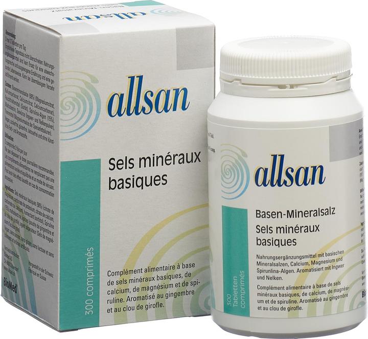 Image du produit Allsan Comprimés de sels minéraux alcalins (300 pièce(s), Cachets, 230 g)