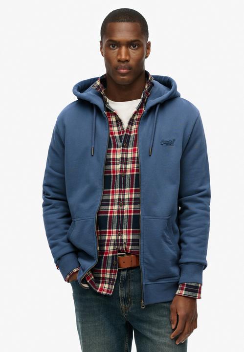 Actual product image Superdry Essential Logo Zip Vest Heren - Maat M (M)