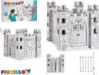 Image du produit Pincello jeu de coloriage château en papier avec 6 marqueur
